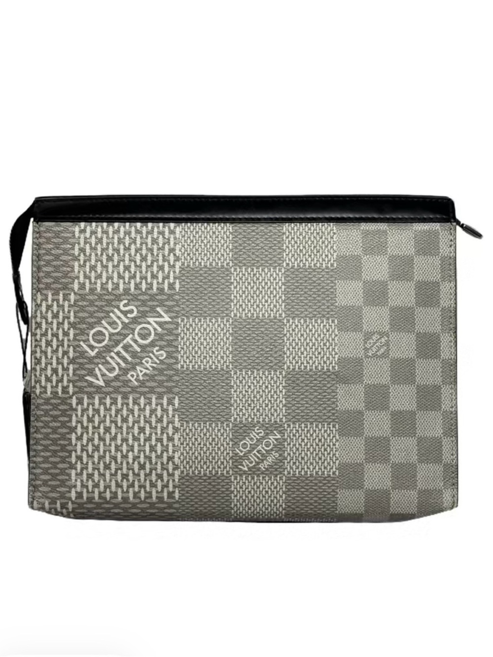 Louis Vuitton Graphite Giant Damier Pochette Voyage